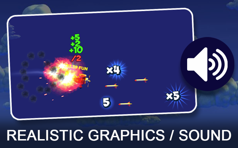 Experience the realism of graphics and sound when playing Aviamasters.
