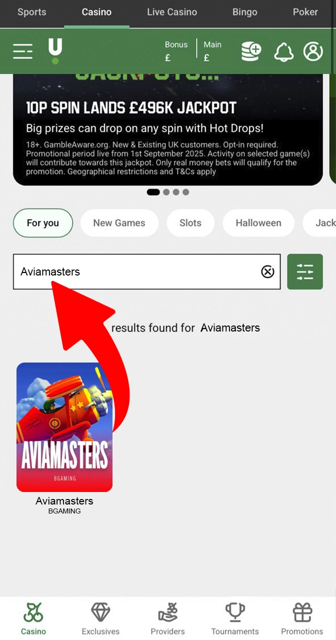 Use the site search to find the Aviamasters game.