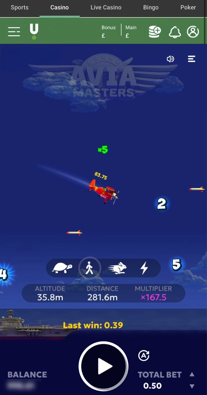 Get multipliers and become richer in AViamasters.