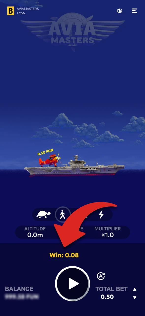 Hurry to collect your winnings from the Aviamasters game.