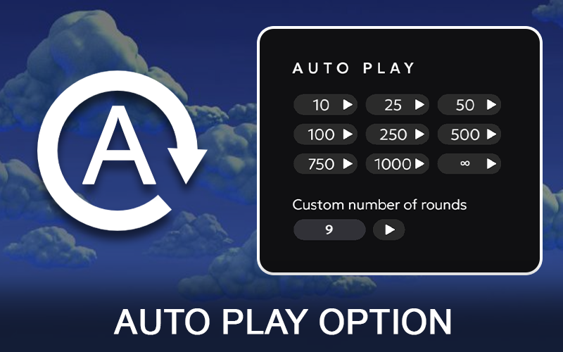 Activate the auto play option to simplify the Aviamasters crash experience.