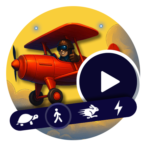 Utilisez le panneau de contrôle interactif pour diriger votre Aviamasters.